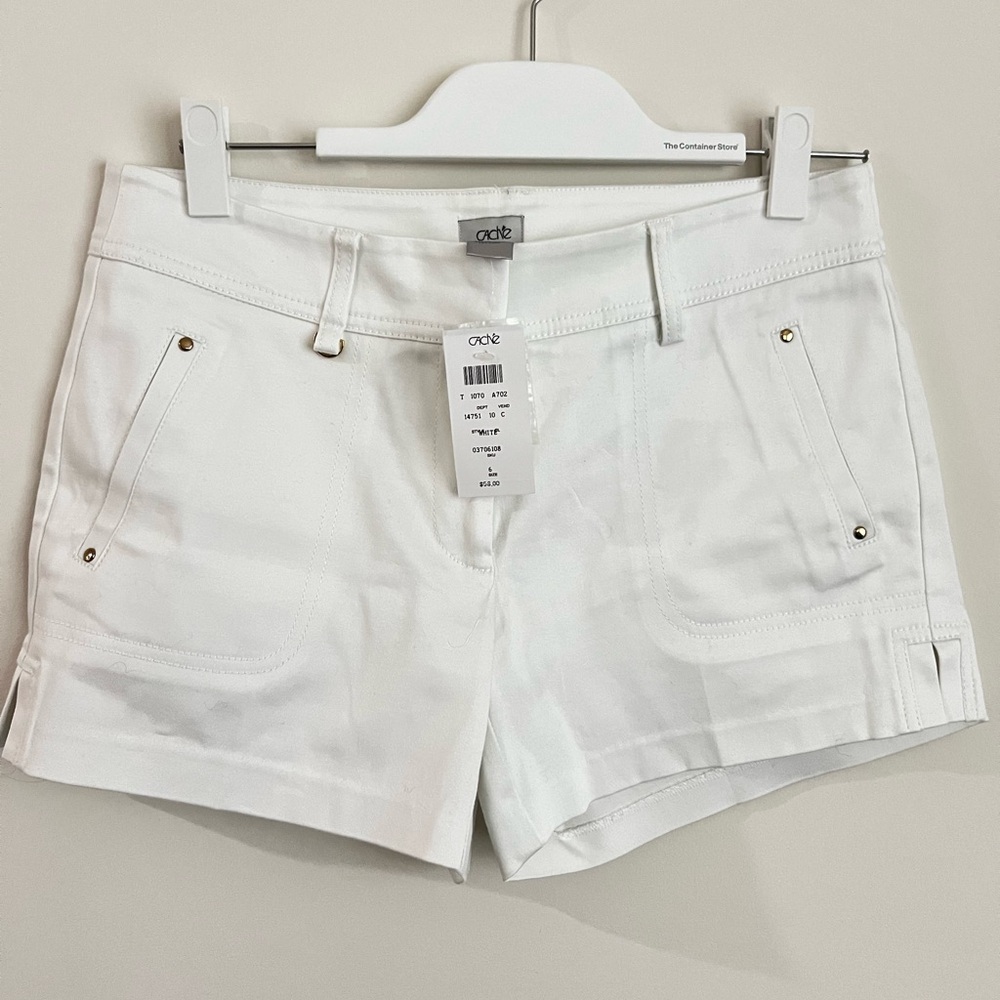 NEW white Cache shorts